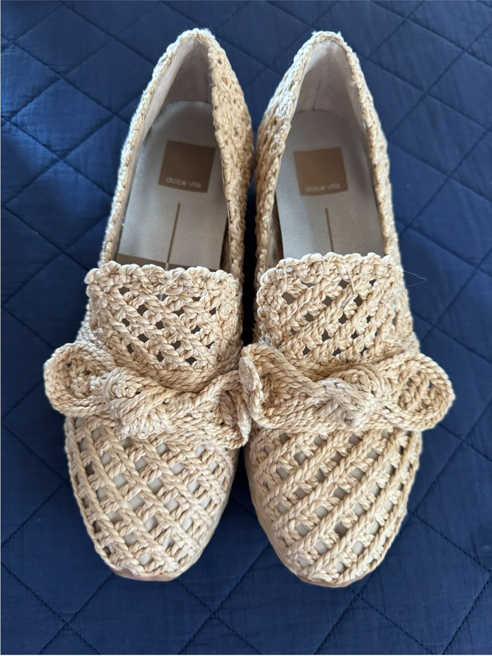 Dolce Vita Jaka Espadrille Wedge - Natural Tan Sz 9 - Picture 5 of 6